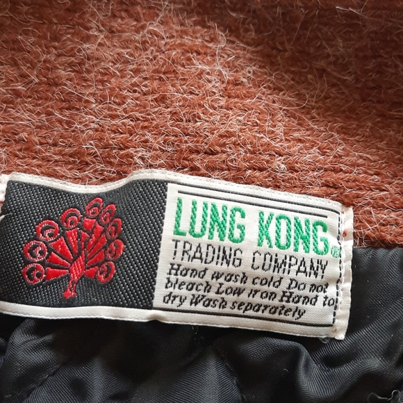 Vintage brown floral knit sweater cardigan small - Picture 4 of 12